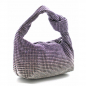 Preview: Mini Tote Mila Crystals purple gradient with Knot